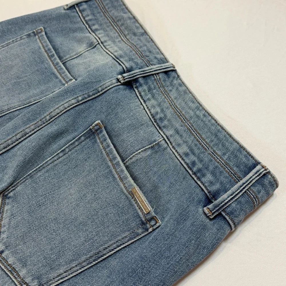 Extra High-Rise Double Waistband Slim Ankle Jeans | White House Black Market - Picture 9 of 14